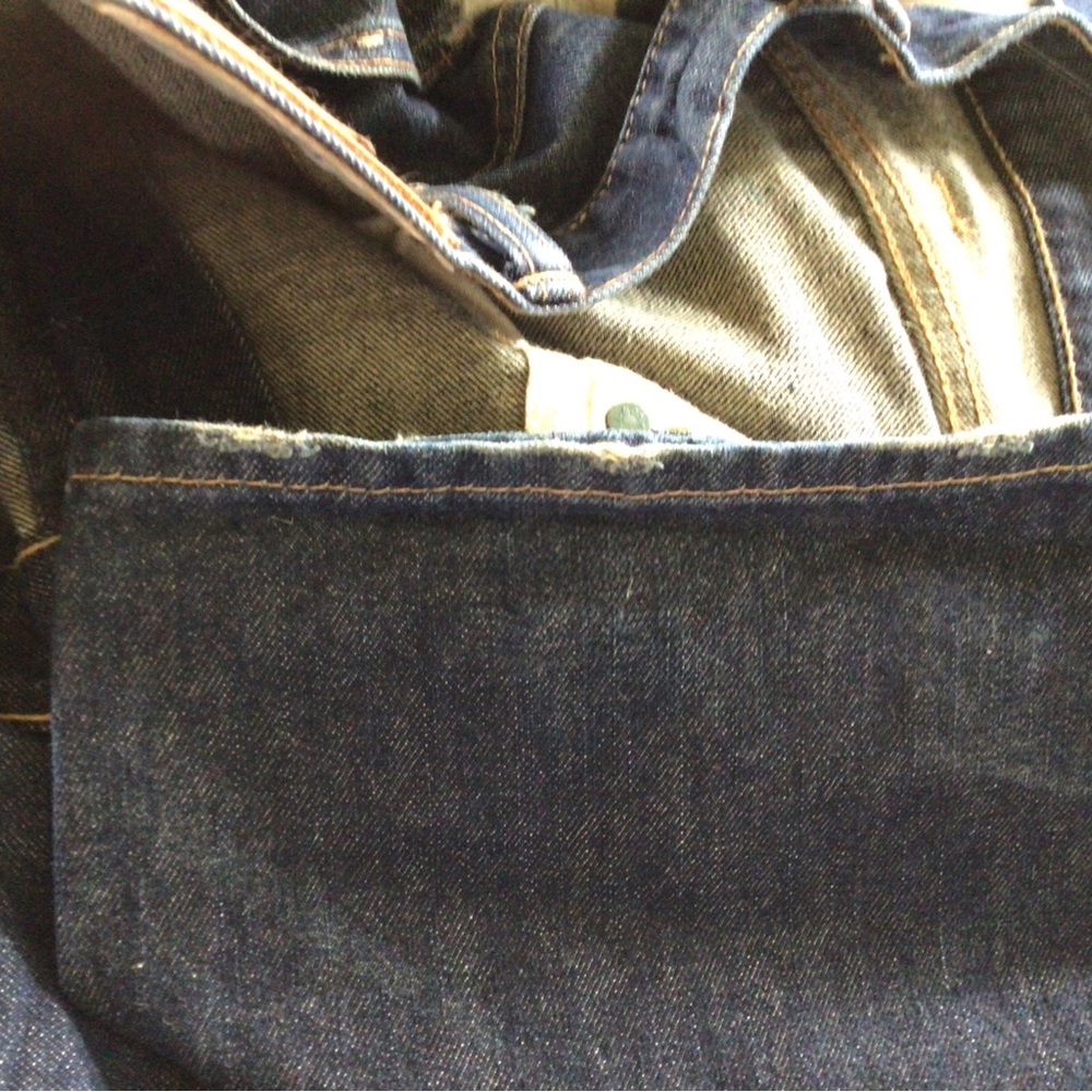 MENS POLO RALPH LAUREN DK WASH JEANS SZ 38x32 - Picture 4 of 6